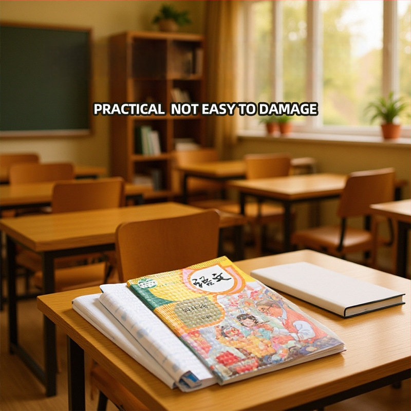Savaime klijuojamas knygų dangtelis mokyklinėms knygoms, ekologiška CPP medžiaga, matinė arba skaidri danga, knygų apsauga
