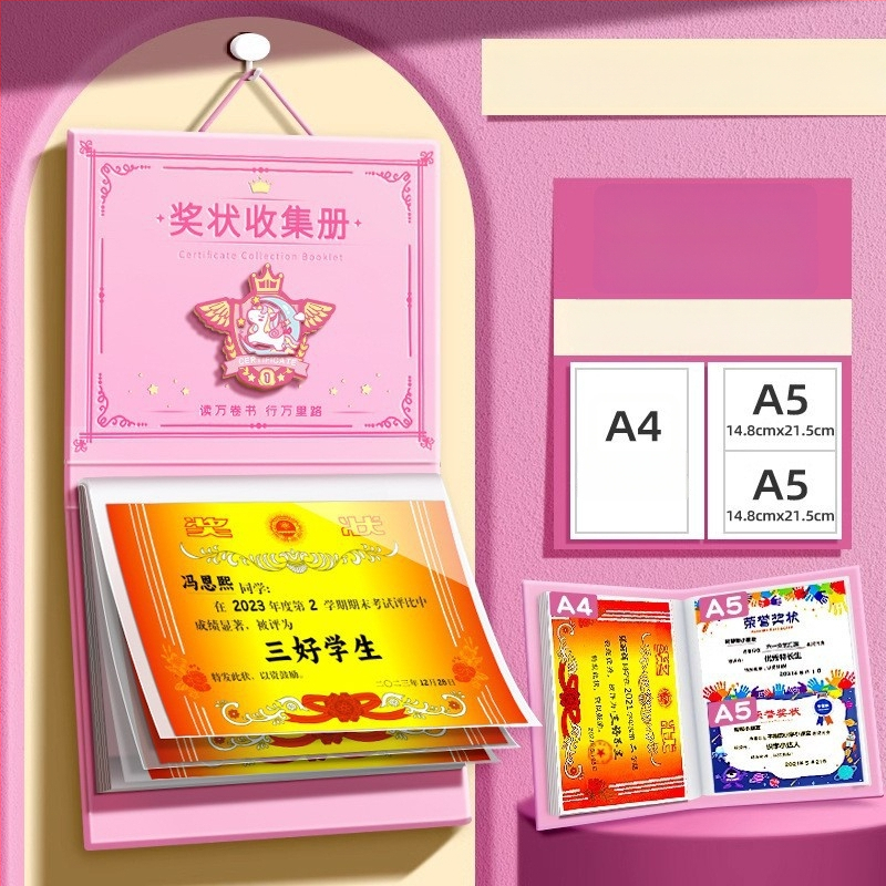 Telpai piestiprināma sertifikātu kolekcijas grāmata no Jiaxun, PP materiāls; ražotājs: Jiaxun; Import: nē; IP atļauja: nē.