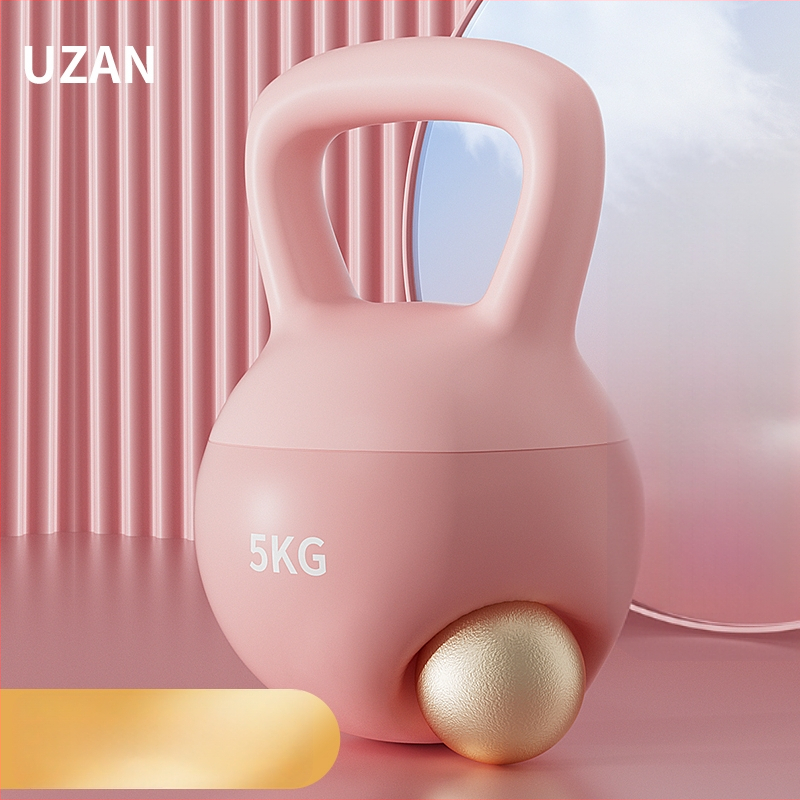 Mäkk kettlebell kummiga kattega – PVC kere, kaasaskantav kodune fitness varustus joogaks