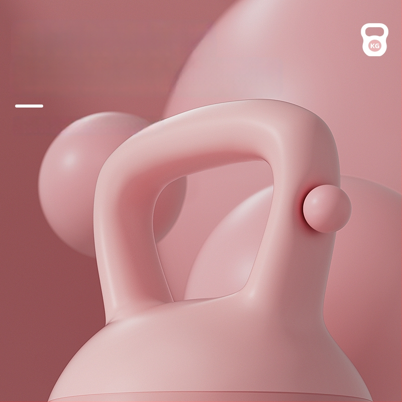 Mäkk kettlebell kummiga kattega – PVC kere, kaasaskantav kodune fitness varustus joogaks