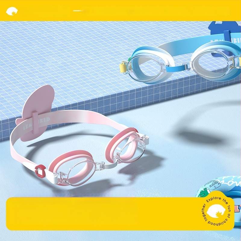 Lemon Baby laste ujumisprillid, veekindlad, uduvastased, HD PC läätsed