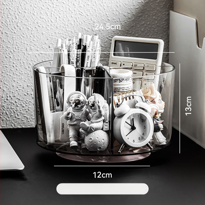 Multi-pai Plastikinis apvalus rašiklio laikiklis su saugojimo dėžute – Verslo dovana