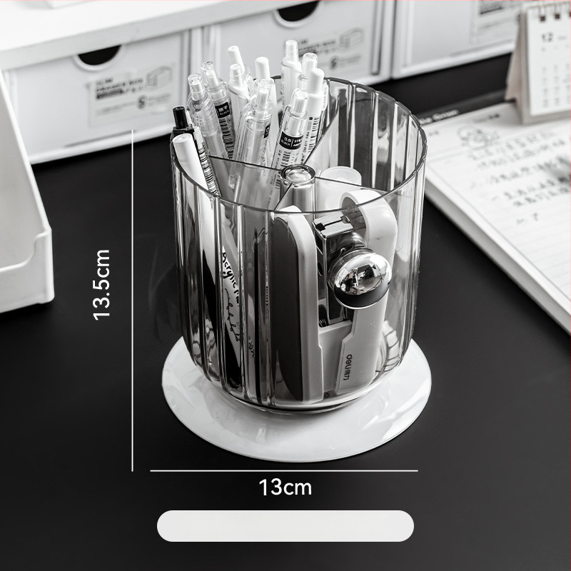 Multi-pai Plastikinis apvalus rašiklio laikiklis su saugojimo dėžute – Verslo dovana