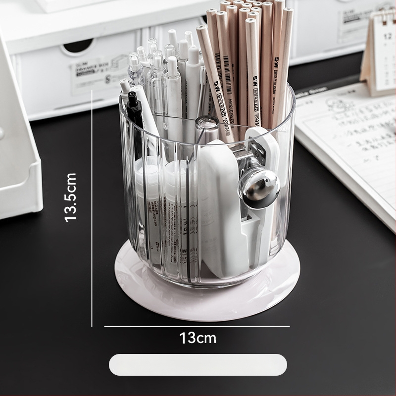 Multi-pai Plastikinis apvalus rašiklio laikiklis su saugojimo dėžute – Verslo dovana