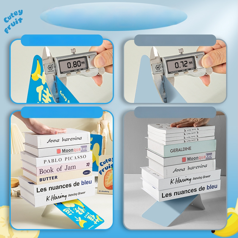 L formos metalo knygų stovas stalui – Jiaxun, 2 vnt komplektas, grynoji masė 453 g