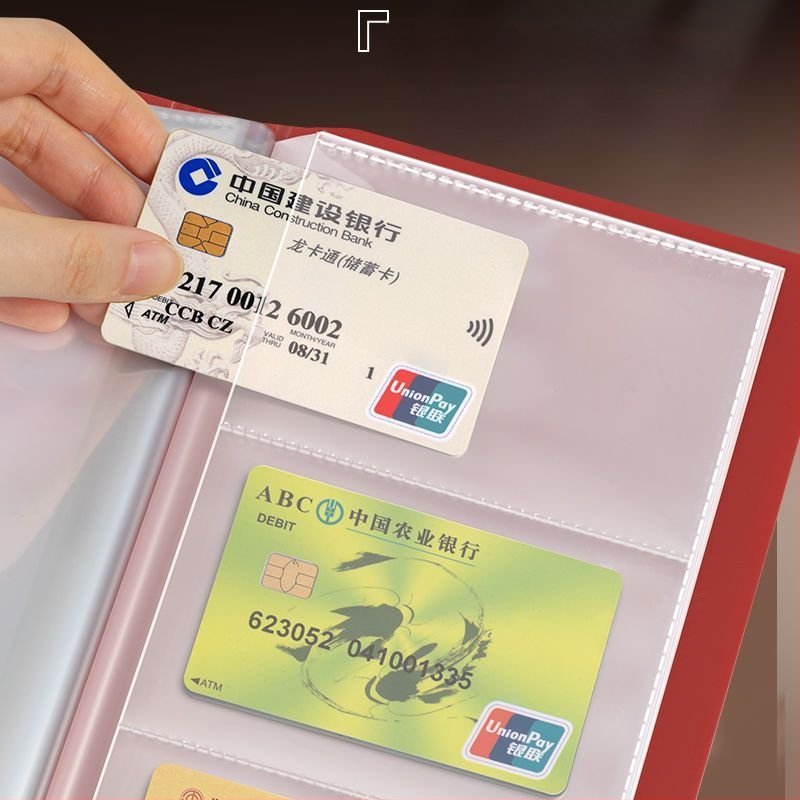 Daugiapusis kvitų ir įmokų dėklas, PP medžiaga, Tether stiliaus laikiklis, daugiasluoksnis organizatorius, pritaikymas galimas