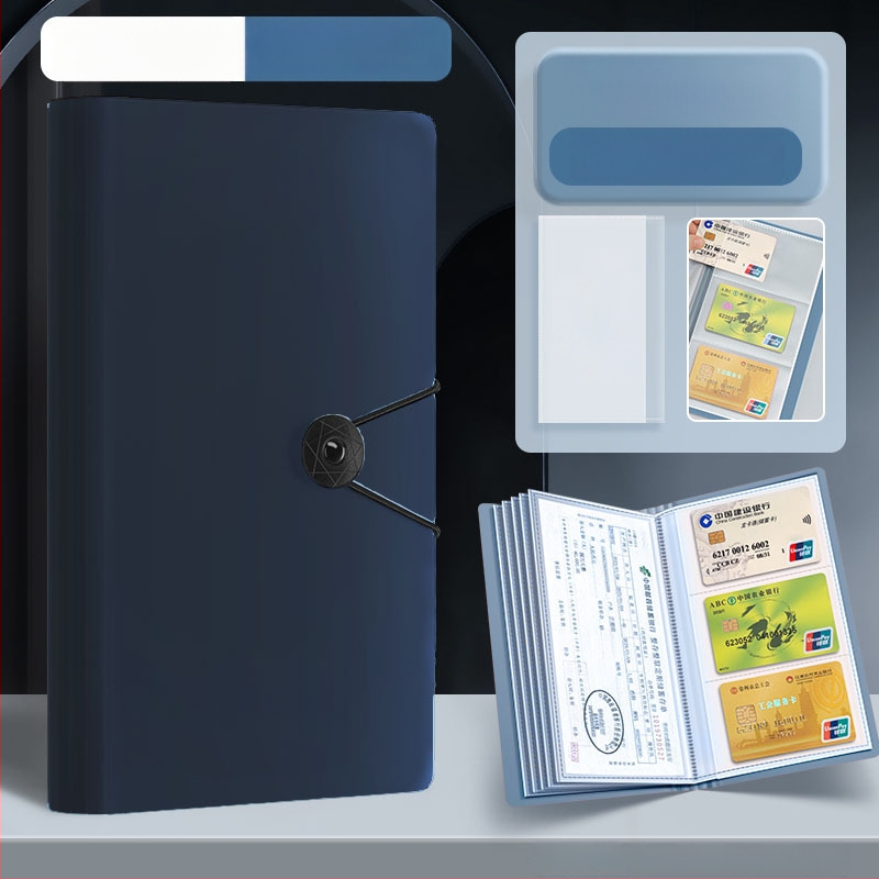 Daugiapusis kvitų ir įmokų dėklas, PP medžiaga, Tether stiliaus laikiklis, daugiasluoksnis organizatorius, pritaikymas galimas