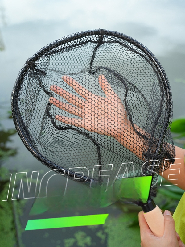 Kätega kasutatav jõe kalapüügi võrk — ultrakerge süsiniku sulam, ava läbimõõt 35 cm, võrgu sügavus 30 cm, õhukesed silmused, väga vastupidav koormusele