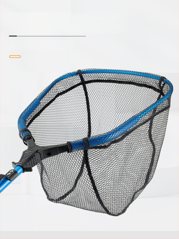 Kalapüügi võrk - kaasaskantav veniv käsivõrk merekalapüügi jaoks, ruutvõrk, alumiiniumisulust raam, nano-liimematerjal