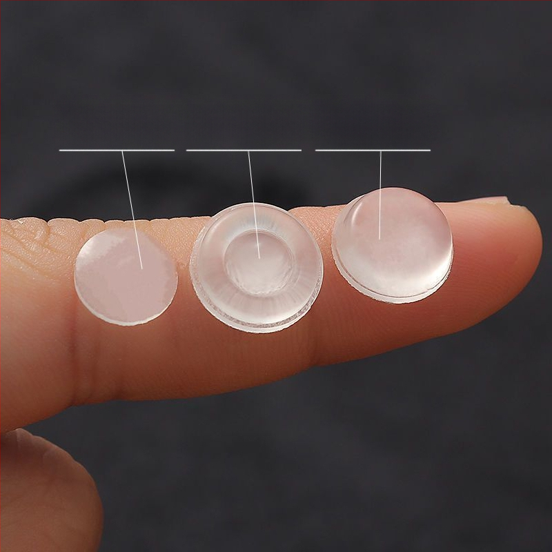 Silīcija antišoka daļiņas skapjiem un mēbelēm – klusa triecienu absorbēšana, buferpaliktņi un pretslīdēšanas paliktņi