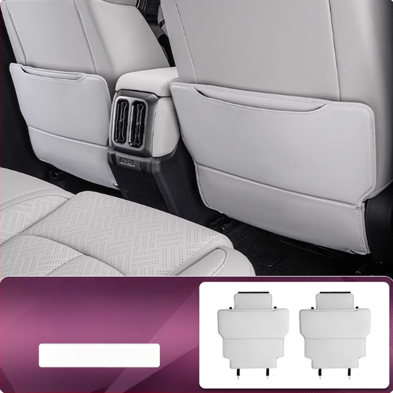 Automobilio galinės sėdynės apsauga — odinė, putų užpildas, logotipo spausdinimas, pritaikomas, tinkamas visoms sezonoms.