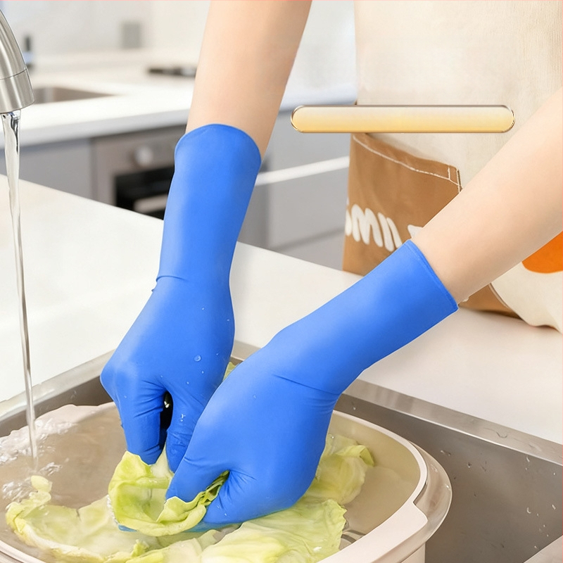 Vienkartinės nitrilo pirštinės, 7 g kiekvienai pirštinei, iš Super Protective, pramoniniams darbams, maisto tiekimui, moksliniams tyrimams ir namų naudojimui