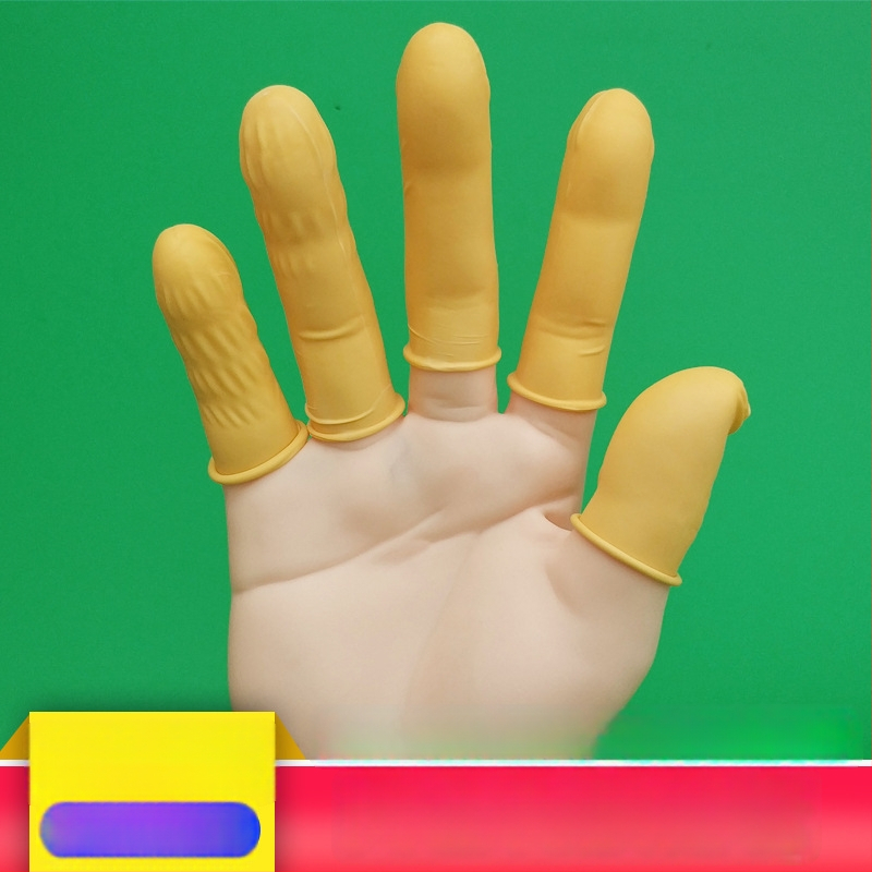 Vienkartiniai latekso pirštų apsauginiai, antistatinei elektronikos gamybai, 500 g