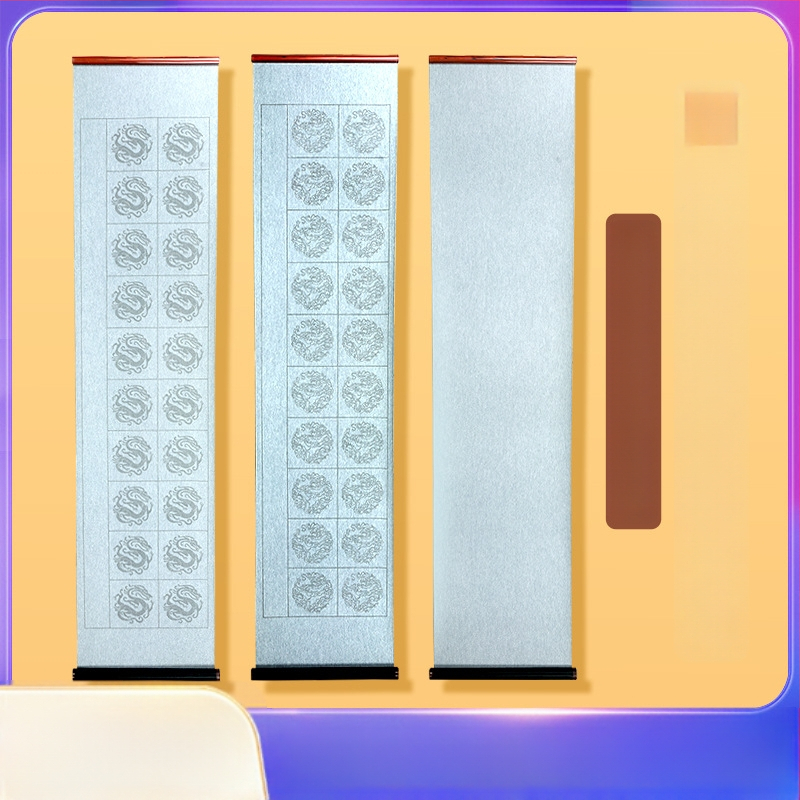 Vandens rašymo audinio ritinys kaligrafijai, neaudinys, stačiakampis, prekinis ženklas Practice Every Day