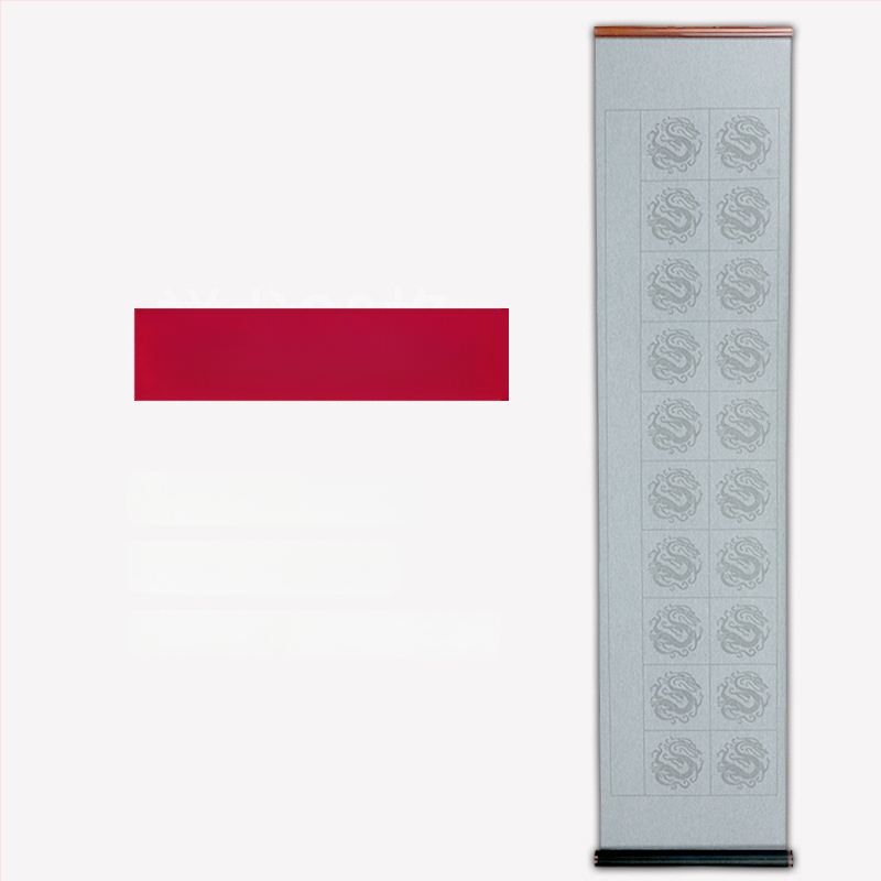 Vandens rašymo audinio ritinys kaligrafijai, neaudinys, stačiakampis, prekinis ženklas Practice Every Day