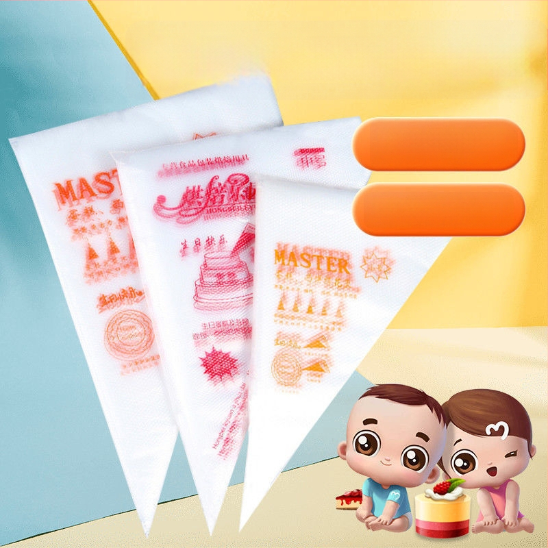 Vienreizējās lietošanas konditorejas maisiņi ar pilnu uzgaļu komplektu tortes dekorēšanai