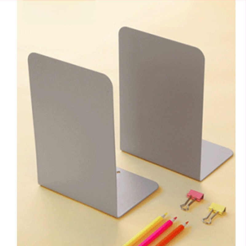 Metalo knygų stovas su skyrikliu ir klipu - Modelis C30504, Reverse, geležinis stalo knygų laikiklis, 430 g