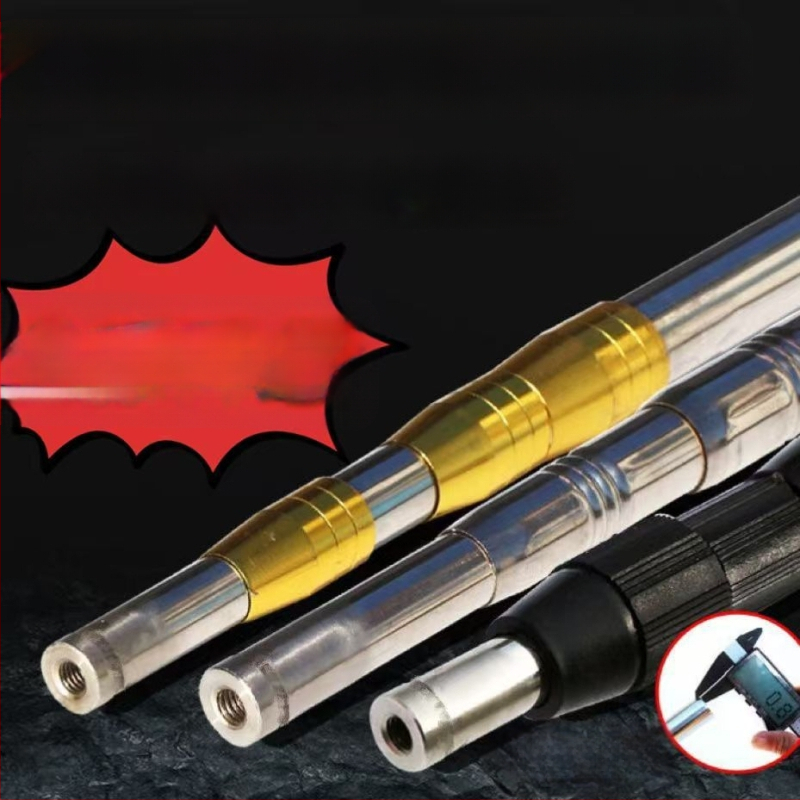 Roostevabast terasest keevitatud integreeritud vard, teleskoopne, mitmeosaline disain, kaal 1000 g