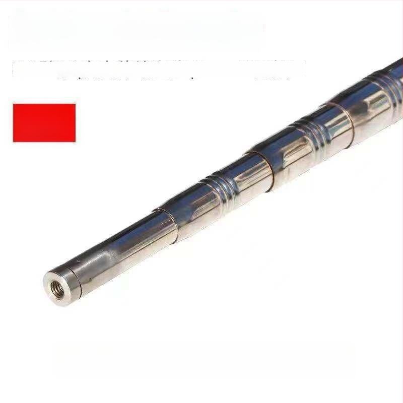 Roostevabast terasest keevitatud integreeritud vard, teleskoopne, mitmeosaline disain, kaal 1000 g