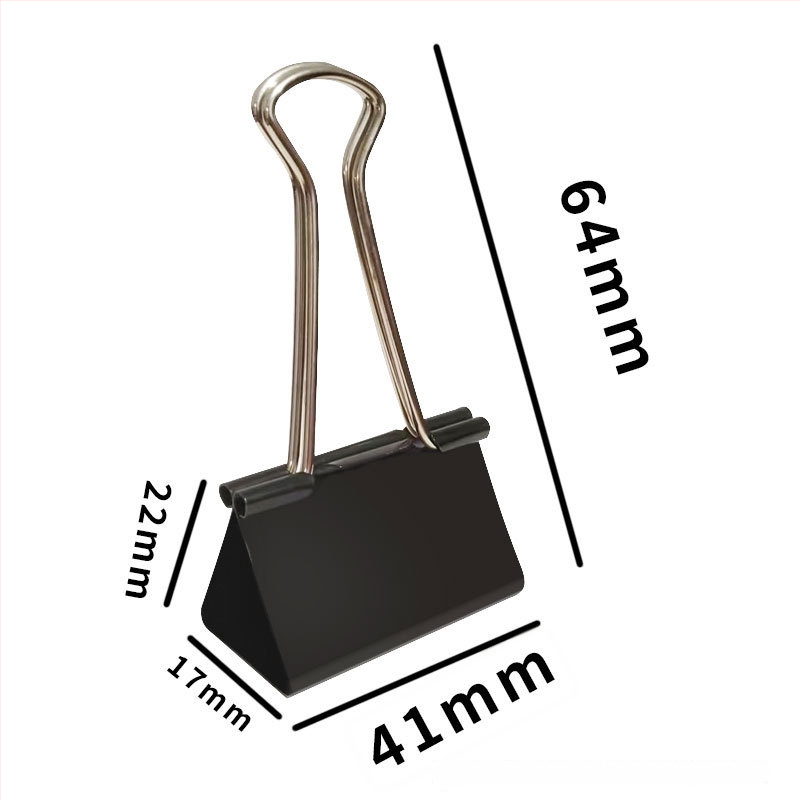 Ming Baijia metallist pikk sabaklipp joonistustahvlile ja dovetail klips – kontorifaili klips