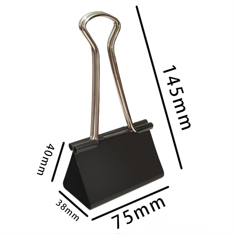 Ming Baijia metallist pikk sabaklipp joonistustahvlile ja dovetail klips – kontorifaili klips