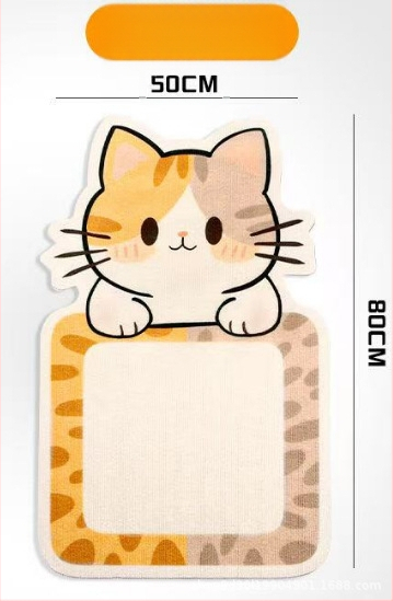 Katės šukavimo lenta – sieninis lipdukas, cartoon dizainas, atspari dėvėjimui, poliesteris, WB prekės ženklas, 100 vnt dėžėje