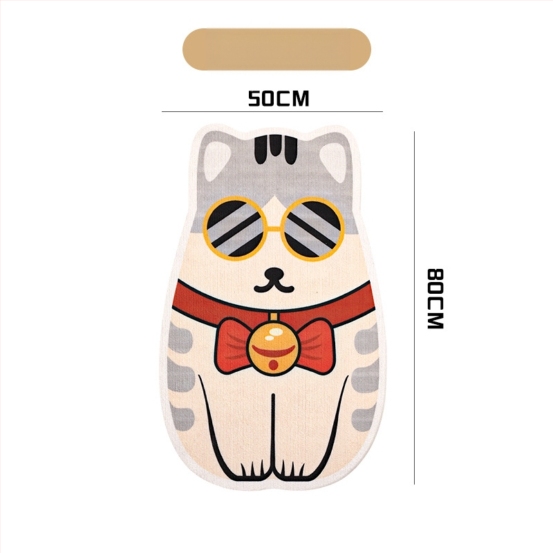 Katės šukavimo lenta – sieninis lipdukas, cartoon dizainas, atspari dėvėjimui, poliesteris, WB prekės ženklas, 100 vnt dėžėje