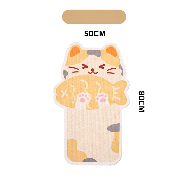 Katės šukavimo lenta – sieninis lipdukas, cartoon dizainas, atspari dėvėjimui, poliesteris, WB prekės ženklas, 100 vnt dėžėje