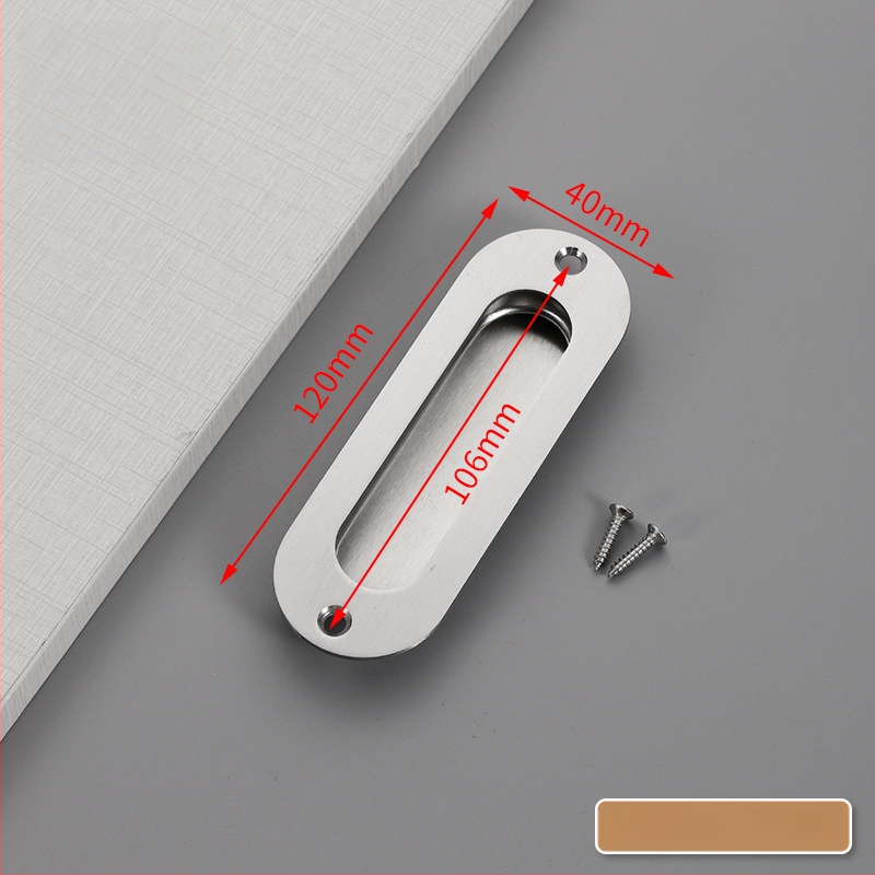 Slėptas nerūdijančio plieno slankio durų rankena, įmontuota, tekstūruota danga, modernus minimalistinis stilius