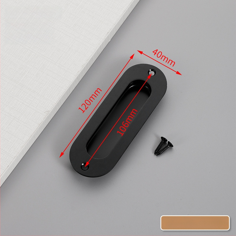 Slėptas nerūdijančio plieno slankio durų rankena, įmontuota, tekstūruota danga, modernus minimalistinis stilius