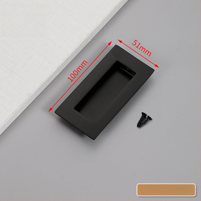 Slėptas nerūdijančio plieno slankio durų rankena, įmontuota, tekstūruota danga, modernus minimalistinis stilius