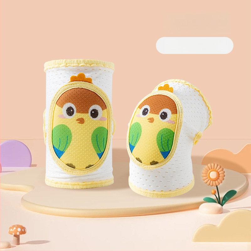 Vaikų kelių ir alkūnių apsaugos, reguliuojamos, kvėpuojantis tinklas, skirta ropoti ir vaikščioti, vasaros versija