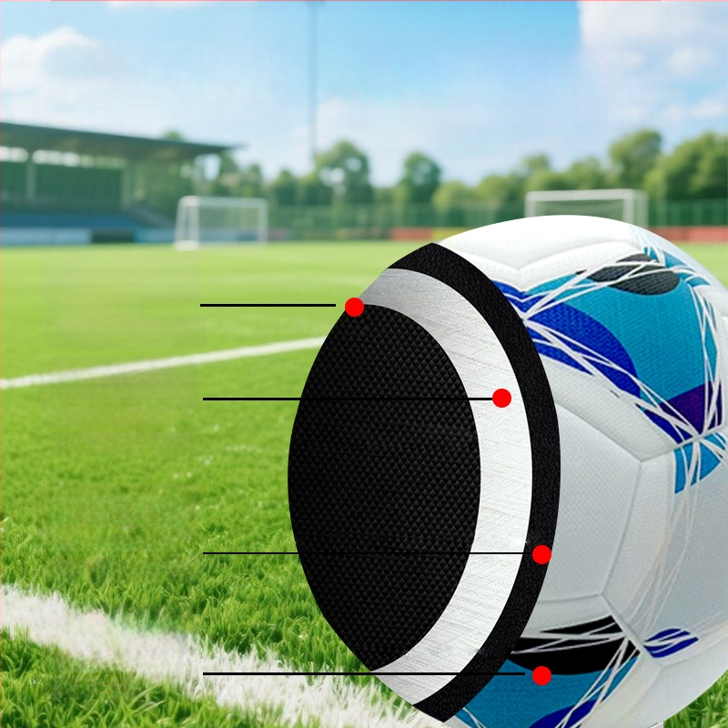 PU suletud õmblustega jalgpall, liimitud õmblustega, kõrge elastsus, sobib jalgpallile, korvpallile ja võrkpallile, logotüübi trükkimise võimalus