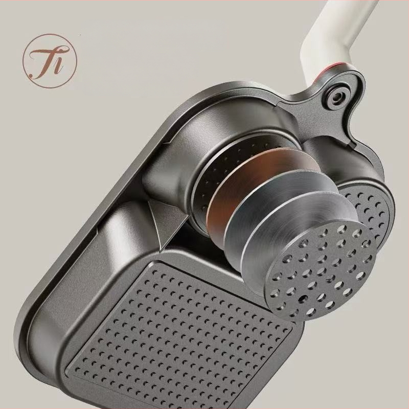 Trys viename pusryčių keptuvė — aliuminis, nelipni danga, daugiasluoksnis dugnas, skirta omletėms, kiaušiniams ir kepsniams, suderinama su visomis viryklėmis