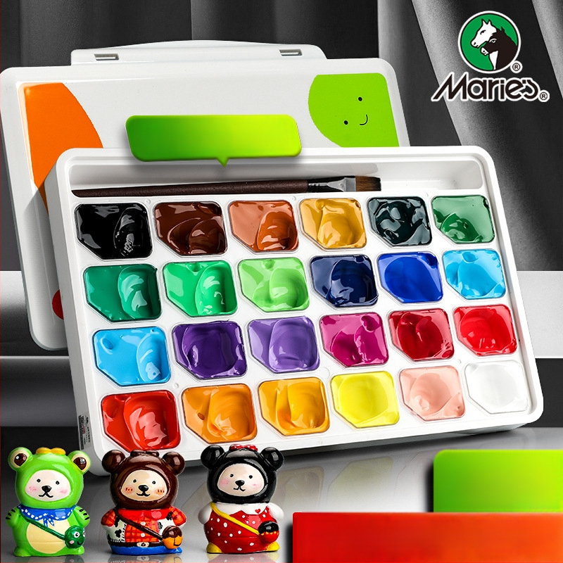 Sada akrylových farieb Marley/Marie’s, 30 ml, v balení v krabici, na akrylovú a gouache maľbu