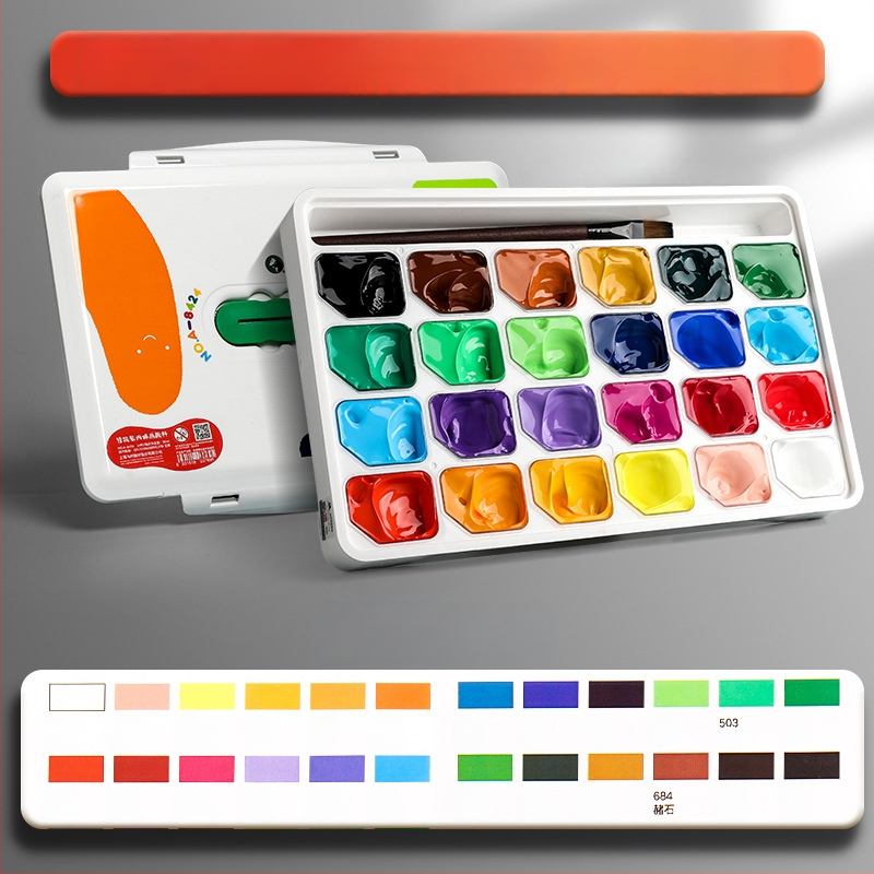 Sada akrylových farieb Marley/Marie’s, 30 ml, v balení v krabici, na akrylovú a gouache maľbu