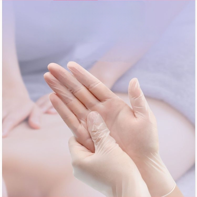 Vienkartinės PVC masažo pirštinės grožio salonams – neslystantis paviršius, skaidrus dizainas, pritaikoma