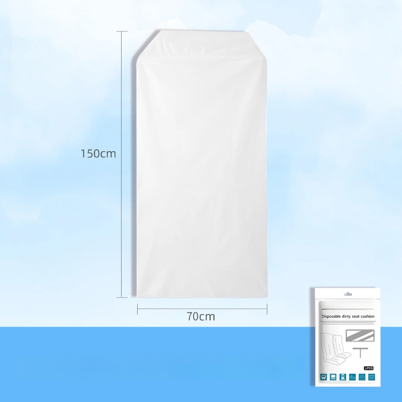 Vienkartinė sėdynės uždanga, stačiakampio formos, iš audinio, apsauga nuo dulkių ir bakterijų kelionėms