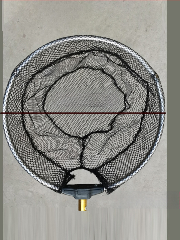 Kalastusvõrk teleskoopilise alumiiniumist peaga ja kaasaskantava käepideme