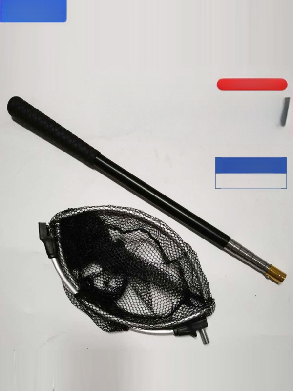 Kalastusvõrk teleskoopilise alumiiniumist peaga ja kaasaskantava käepideme