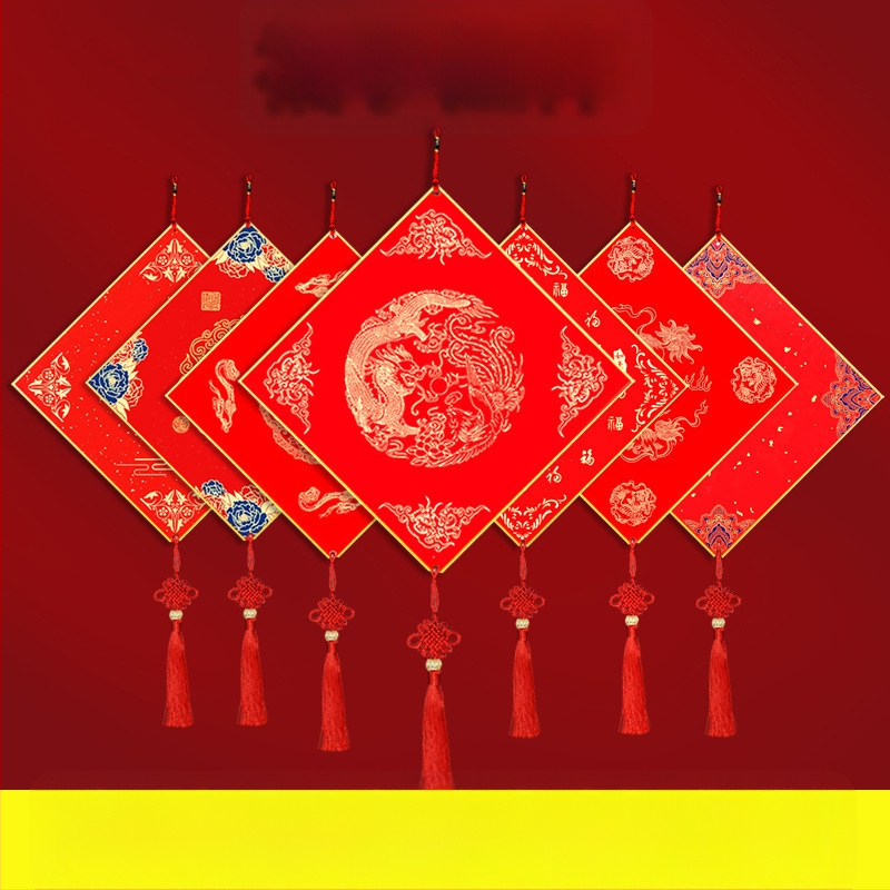 Popierinis pakabukas įėjimo durims su palaiminimo tekstu