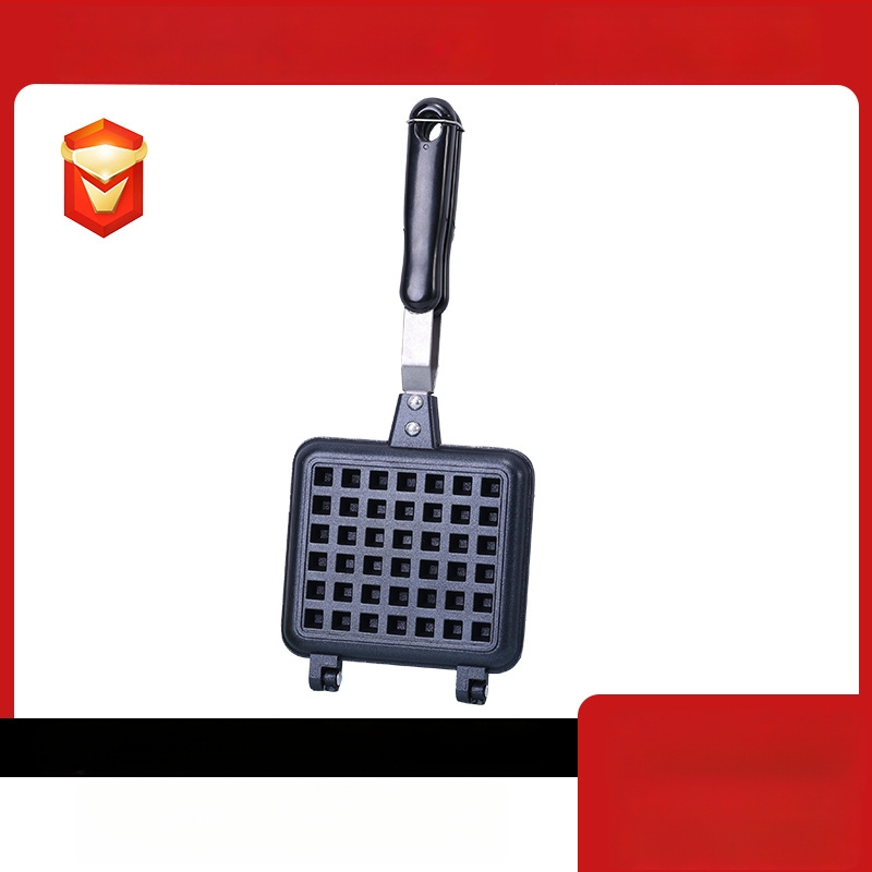 Vafļu panna, neslīdoša, divpusēja, alumīnija sakausējums, cepšanas disks