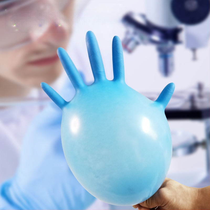 UNIGLOVES tirštos nitrilo pirštinės vienkartinės, skirtos grožio ir laboratorijos darbams; tinka kosmetologijai, eksperimentams, maisto tiekimui, gyvūnų priežiūrai ir namų tvarkymui