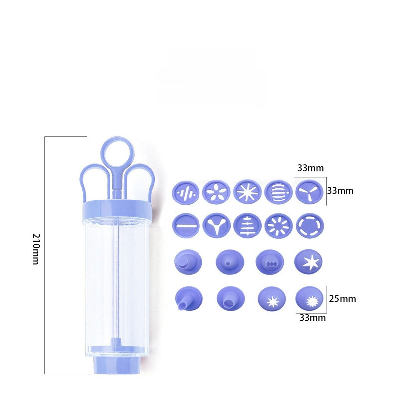 Dekoratīvā pistole cepumiem un kūkām — ABS, Baked Xi, pārnēsājama, DIY, droša un bez smakas