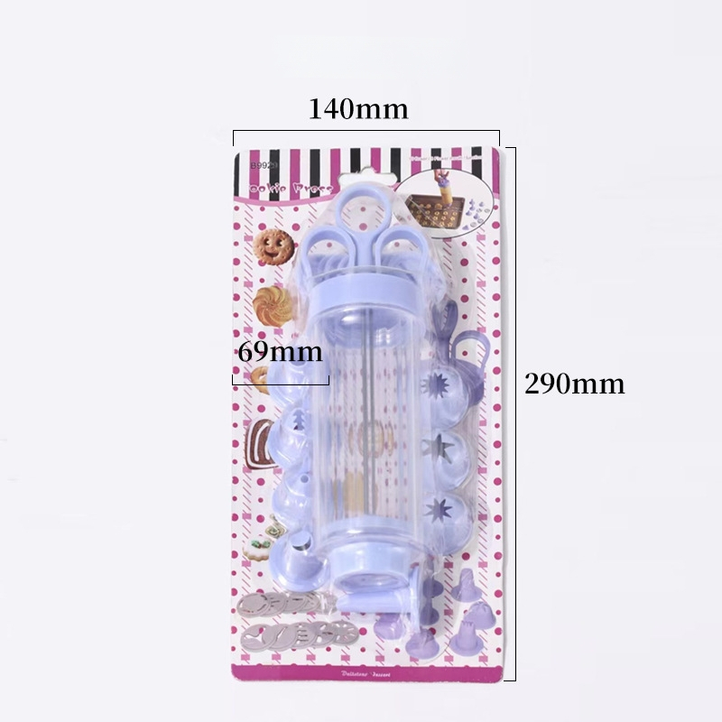 Dekoratīvā pistole cepumiem un kūkām — ABS, Baked Xi, pārnēsājama, DIY, droša un bez smakas