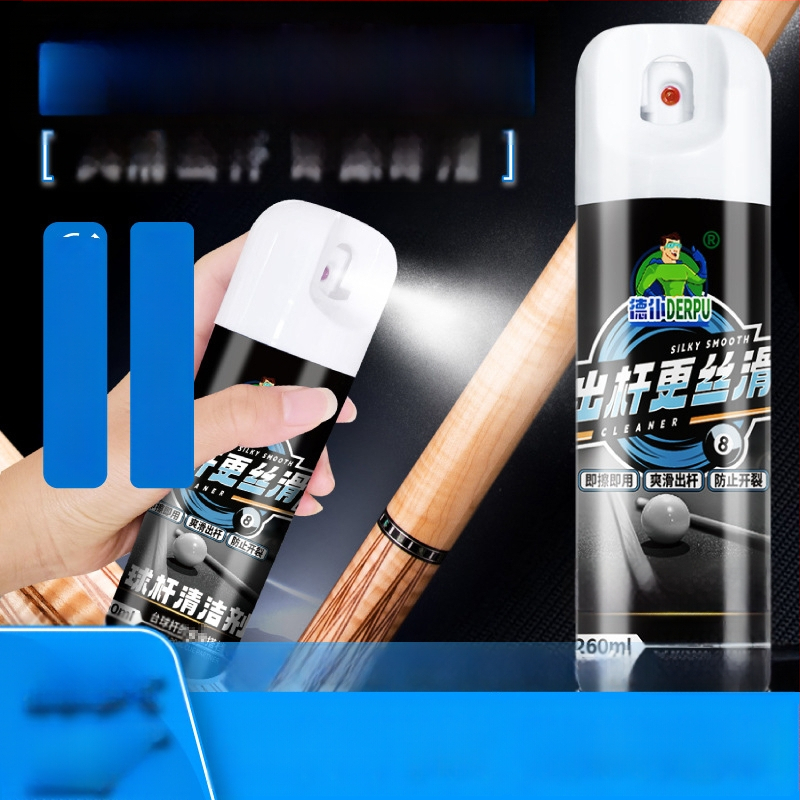 Biljardikepi puhastusvahend neutraalse koostisega, 10-sekundiline kiire toime, 260 ml pudel, 0,15 kg, 48 pudelit karbis