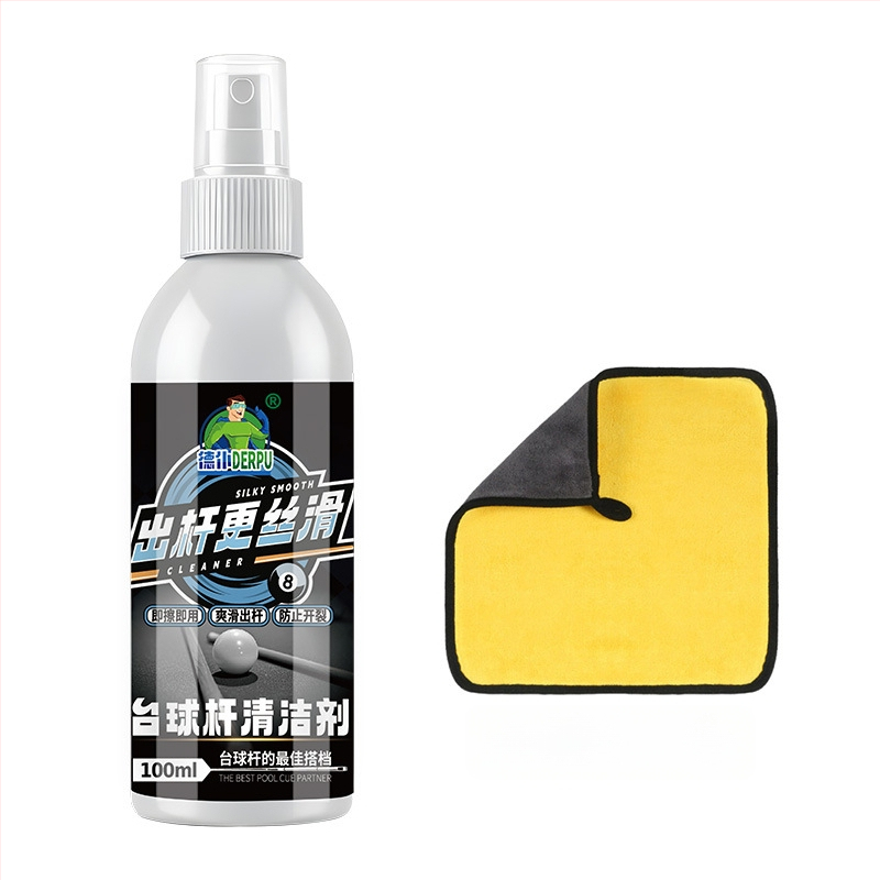 Biljardikepi puhastusvahend neutraalse koostisega, 10-sekundiline kiire toime, 260 ml pudel, 0,15 kg, 48 pudelit karbis