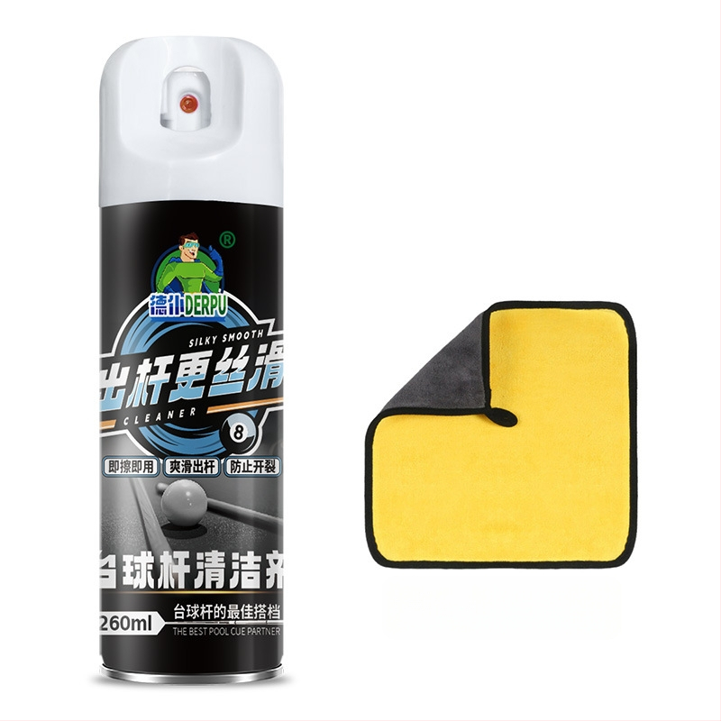 Biljardikepi puhastusvahend neutraalse koostisega, 10-sekundiline kiire toime, 260 ml pudel, 0,15 kg, 48 pudelit karbis