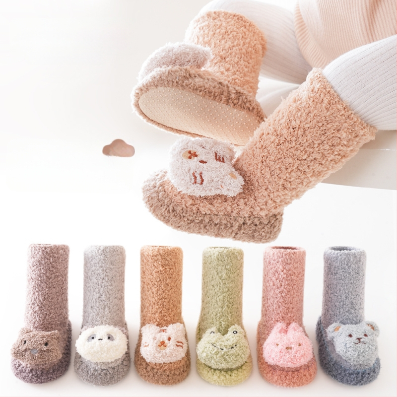 Laste sokid Jacquard kudumine, hingavad ja niiskust imavad, paksendatud, keskjoon pikkus