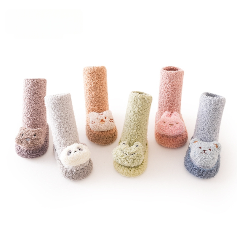 Laste sokid Jacquard kudumine, hingavad ja niiskust imavad, paksendatud, keskjoon pikkus